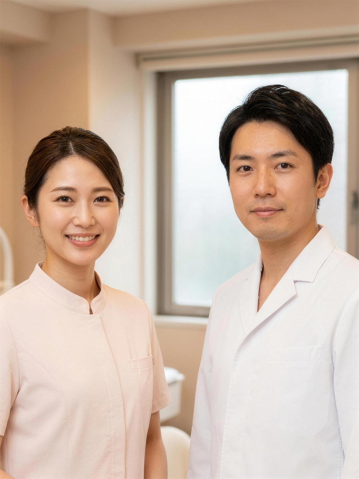美容クリニックで働く看護師と医師